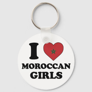 Porte-clés J'aime les filles marocaines