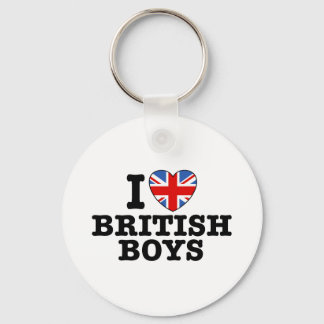 Porte-clés J'Aime Les Garçons Britanniques