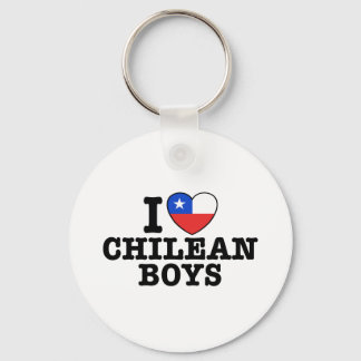 Porte-clés J'aime les garçons chiliens