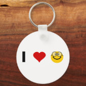 Porte-clés J'aime les Geeks (Recto)