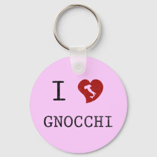 Porte-clés J'Aime Les Gnocchi