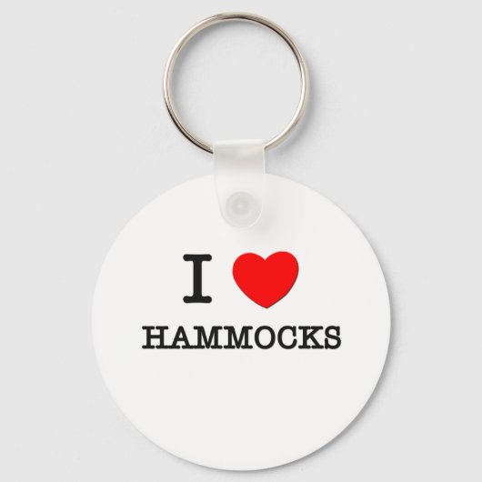 Porte-clés J'aime les hamacs (Recto)