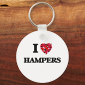 Porte-clés J'aime les Hampers (Recto)