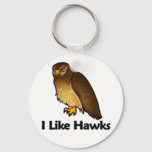 Porte-clés J'Aime Les Hawks (Recto)