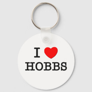 Porte-clés J'aime les hobbs