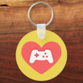 Porte-clés J'aime les jeux (Recto)