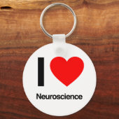 Porte-clés j'aime les neurosciences (Recto)