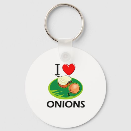 Porte-clés J'Aime Les Oignons (Recto)