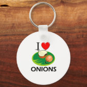Porte-clés J'Aime Les Oignons (Recto)
