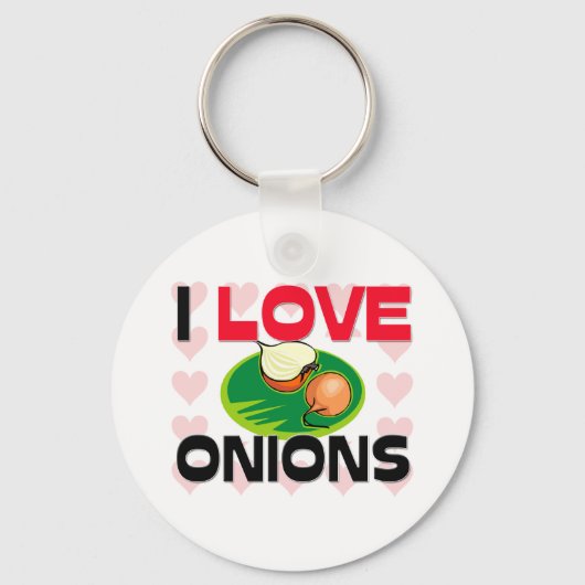Porte-clés J'Aime Les Oignons (Recto)