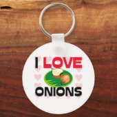 Porte-clés J'Aime Les Oignons (Recto)