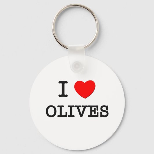 Porte-clés J'aime les olives (Recto)