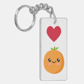 Porte-clés J'aime les oranges (Devant gauche)
