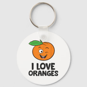 Porte-clés J'Aime Les Oranges _1