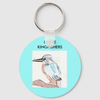 PORTE-CLÉS J'AIME LES PÊCHEURS KINGFISHERS