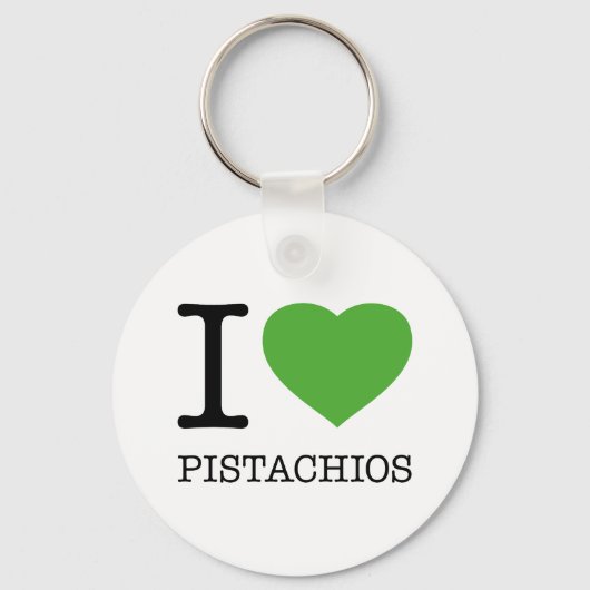 PORTE-CLÉS J'AIME LES PISTACHIOS (Recto)