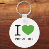 PORTE-CLÉS J'AIME LES PISTACHIOS (Recto)