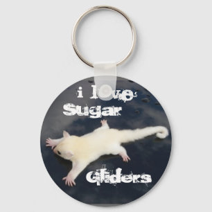 Porte-clés J'aime les planeurs =Outbackgliders.com de sucre,