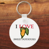 Porte-clés J'Aime Les Pommes De Terre Douces (Recto)