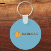 Porte-clés J'aime les Samosas (Recto)
