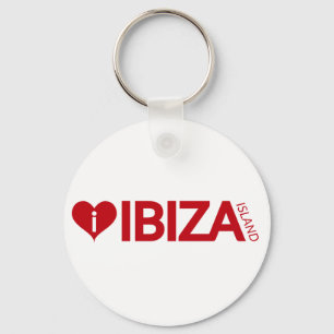 Porte-clés j'aime les souvenirs authentiques originaux d'île