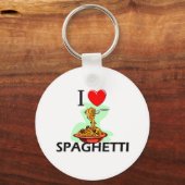 Porte-clés J'Aime Les Spaghetti (Recto)