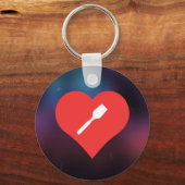 Porte-clés J'Aime Les Spatules En Bois (Recto)
