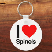 Porte-clés j'aime les spinelles (Recto)