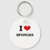 Porte-clés J'aime les Sponges (Recto)