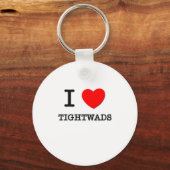 Porte-clés J'aime les Tightwads (Recto)