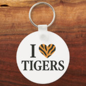 Porte-clés J'aime les tigres (Recto)
