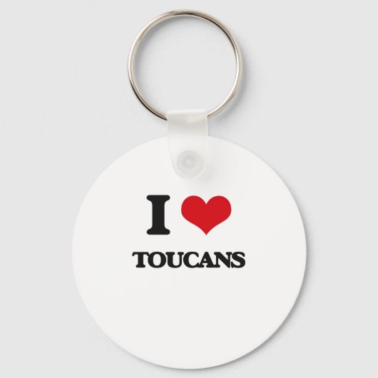 Porte-clés J'aime les Toucans (Recto)