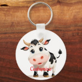 Porte-clés J'aime les vaches Art Thunder_Cove (Verso)