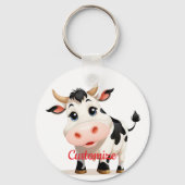 Porte-clés J'aime les vaches Art Thunder_Cove (Verso)
