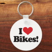 Porte-clés J'Aime Les Vélos ! (Recto)