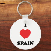 Porte-clés J'AIME L'Espagne (Recto)