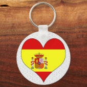 Porte-clés J'aime l'Espagne (Recto)