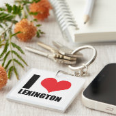 Porte-clés J'aime Lexington (Devant Droit)