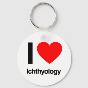 Porte-clés j'aime l'ichthyologie