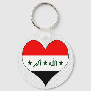 Porte-clés J'aime l'Irak