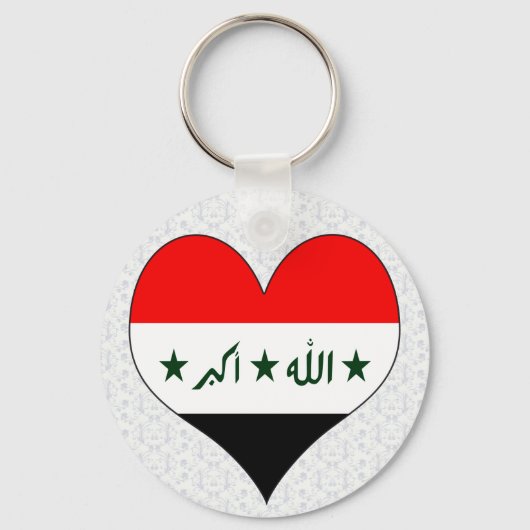 Porte-clés J'aime l'Irak (Recto)