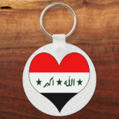 Porte-clés J'aime l'Irak (Recto)