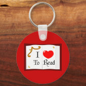 Porte-clés J'Aime Lire (Recto)