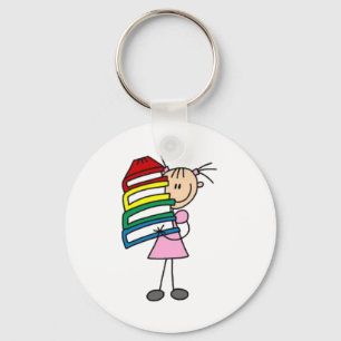 Porte-clés J'Aime Lire La Figure De Stick