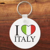 Porte-clés J'aime l'Italie (Recto)