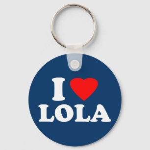 Porte-clés J'aime Lola