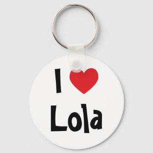 Porte-clés J'aime Lola Porte - clé