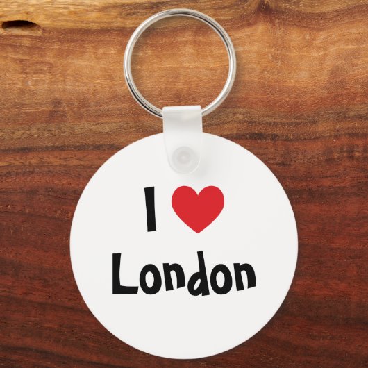 Porte-clés J'aime Londres (Recto)