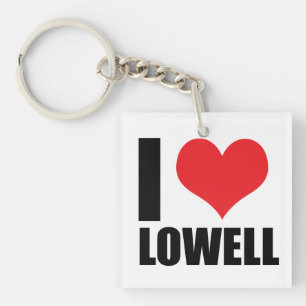 Porte-clés J'aime Lowell