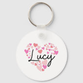 Porte-clés J'aime Lucy (Recto)